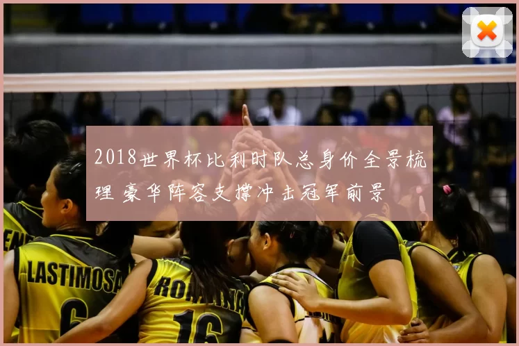 2018世界杯比利时队总身价全景梳理 豪华阵容支撑冲击冠军前景